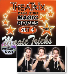 NEW IN BOX Theatrix Magic Ropes Trick Tricks Set / DVD - Set 4 - Picture 1 of 1