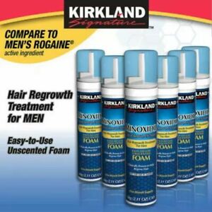 6 Months Kirkland 5% Hair Regrowth Foam 100% Original Ships From USA