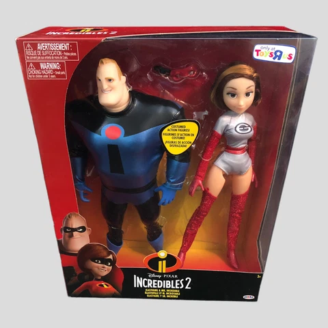 Disney Pixar The Incredibles 2 Doll Set - Elastigirl Mr. Incredible Toys R Us Cover
