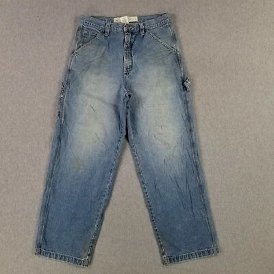 Jeans vintage Arizona 33x32 azul carpintero años 90 holgados sueltos pierna ancha descoloridos Foto 1 de 4