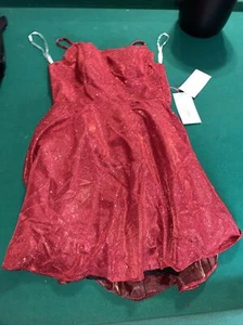 grab a dress christmas red party dress size 16 - Picture 1 of 8