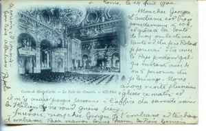 CP Monaco - Casino de Monte-Carlo - La Salle des Concerts - Picture 1 of 2