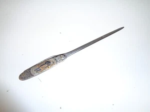 RARE  EKA  Vintage Swedish  Brass  Folding  Knife Letter Opener - Picture 1 of 4