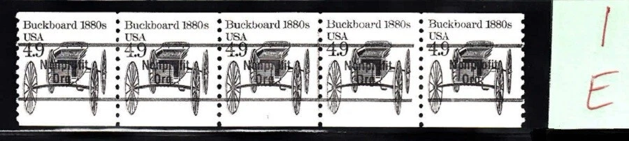 USA PNC SC# 2124a BUCKBOARD 4.9c -W. A.- PNC5 MNH - PL# 1 - LOT 1 E - Image 1 of 1