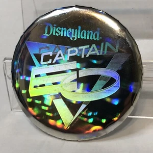 Vintage Disneyland Captain EO Button Pin holografisch - Bild 1 von 4