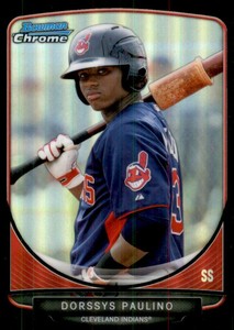 2013 Bowman Chrome Prospects Black Refractors #BCP88 Dorssys Paulino /99