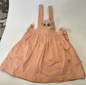 Hallmark Baby Kleinkind Mädchen Pfirsich Overall Rockall Kleid 12-18 Monate - Bild 1 von 5