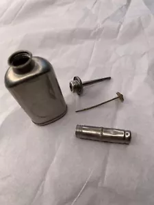 Antigua máquina de coser de lata de aceite de bolsillo de engrasador de 1900 bicicleta completa - Imagen 1 de 7