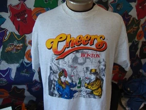 T-shirt vintage anni 90 Cheers Boston TV Show Bar taglia L - Foto 1 di 6