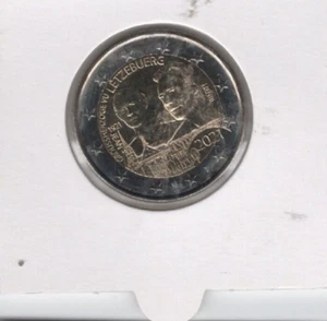 Luxemburg 2 Euro 2021 100. Geburtstag Großherzog Jean in Reliefprägung - Bild 1 von 2
