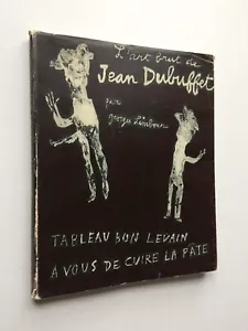 " L'Art Brut de Jean DUBUFFET " avec ENVOI de Georges LIMBOUR sur S.P., 1952 - Picture 1 of 4