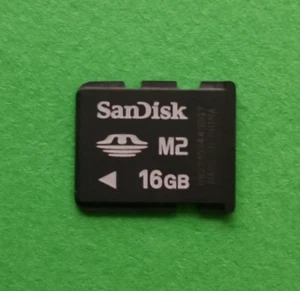 Original Genuine SanDisk M2 16GB Memory Card for PSP Go Used - Picture 1 of 2