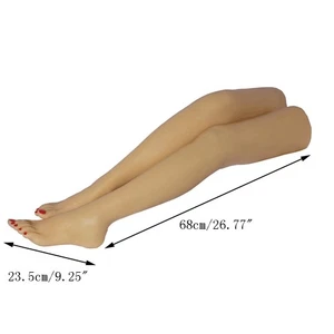 Openbox9"Silicone Female long Legs Feet Mannequin Shoes Socks Display  leg Model - Picture 1 of 1