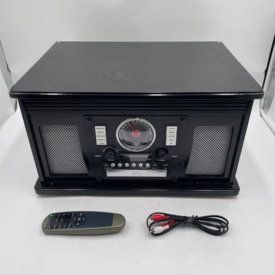 Victrola Navigator 8-in-1 Bluetooth Record Player Black VTA-600B-BLK - Image 1 of 4