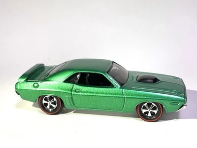 Hot Wheels hecho a medida 🔥 Redline - Dodge Challenger '71 - verde metálico ✅ Foto 1 de 4