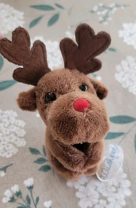 Wishpets Rentier Mini Plüschtier Stofftier Spielzeug Rudy RAR 2018 - Bild 1 von 6