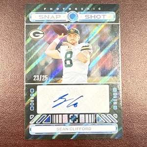 2024 Panini Photogenic SEAN CLIFFORD #SSA-SCD Snap Shot Blue /25 Packers - Picture 1 of 2