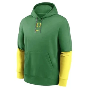 Neu mit Etikett Herren XXL Nike Oregon Ducks Team Issue Fleecepullover Hoodie FTBL - Bild 1 von 2