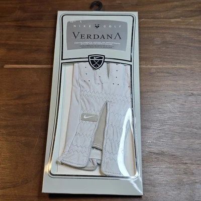 Nike Golf Verdana Mujer’s Cabretta Cuero Guante Grande L 2007 Nuevo en Caja Blanco Foto 1 de 4