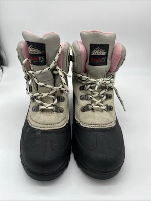 ITASCA Mujer Talla 8 GRANITE PEAK Botas de Nieve Thinsulate Invierno Rosa Blanco Foto 1 de 4