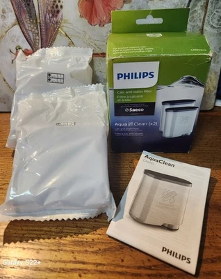  Philips Saeco Aqua Clean Calc & Water filters CA6903 NEW (2 in box) - Image 1 of 4