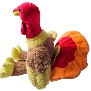 Build-A-Bear Gobbles Turkey Plush 16” Removable Tail Feathers Thanksgiving Toy - Picture 1 of 8