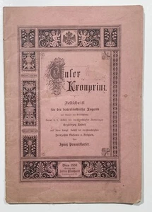 Erzherzog Rudolf v. Österreich Prinzessin Stefanie v. Belgien Hochzeit 1881 - Imagen 1 de 1