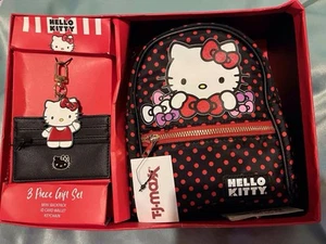 Hello Kitty Mini Backpack 10" Unisex Red/black - Picture 1 of 1