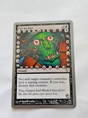 MTG Eye to Eye Unhinged Regular Uncommon - Uncirculated - Image 1 of 3