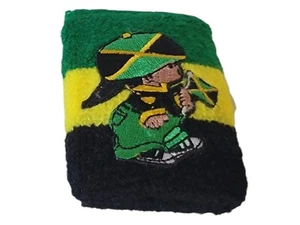 vintage Jamaica sweatband wristband Rare Jamaican Flag Flags Sports Band Track - Picture 1 of 2