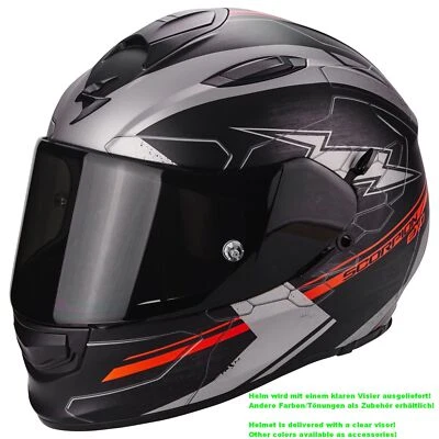 Scorpion EXO-510 AIR CROSS Motorrad Integralhelm Touring - matt schwarz silber r - Bild 1 von 4