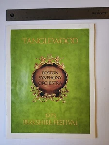 Tanglewood 1973 Berkshire Festival - Boston Symphony Orchestra Publikation - Bild 1 von 4