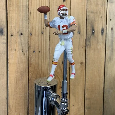 Kansas City Chiefs TAP HANDLE Barril de Cerveza NFL FÚTBOL AMERICANO Rich Gannon Camiseta Blanca QB Foto 1 de 4