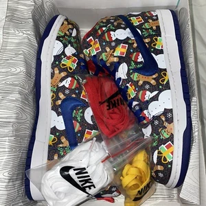 Size 6y - Nike SB Dunk High Pro x Concepts Ugly Christmas Sweater 2017 - Picture 1 of 5