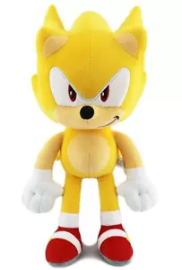 (Super Sonic) Sonic The Hedgehog Shadow Super Sonic Plush Doll Toy Kids Gifts u - Picture 1 of 6