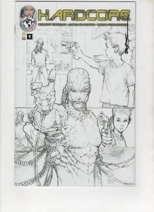 Hardcore #1, variante schizzo prima stampa Sgd Brian Stelfreeze, senza certificato di autenticità, quasi nuovo 9,4, 2000 - Foto 1 di 2