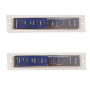 2x PURETECH Pure Tech Emblem Fender Badge Sticker for 3008 4008 5008 - Picture 1 of 1