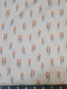 Michael Miller Miniature SALE SALE Mushrooms. Light Peachy Pink 3 + Yards - Picture 1 of 4