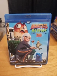Dreamworks Monsters Vs Aliens 3D (Blu Ray 3D , 2010) Samsung Promotional Copy - Picture 1 of 5