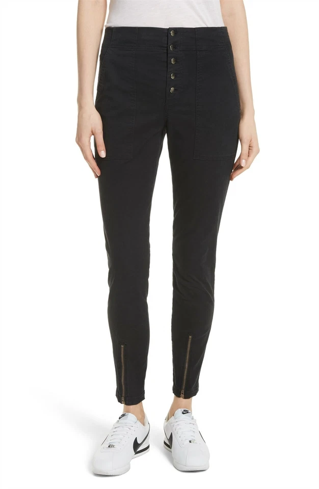 A.L.C. Womens Black Ezra Pants Sz 6 80307