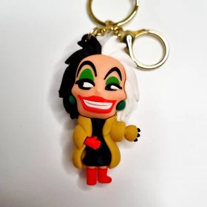 Disney: Llavero/Llavero de goma Cruella De Vil de 101 dálmatas - Imagen 1 de 5