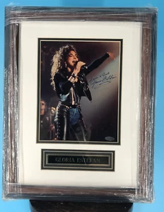 Gloria Estefan Signed Picture Authenticated Framed Photo Custom Collage Wrapped - Picture 1 of 8