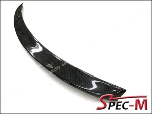 FOR 2017+ AUDI A4 B9 S STYLE HIGHKICK DUCKBILL CARBON FIBER TRUNK LID SPOILER - Bild 1 von 2