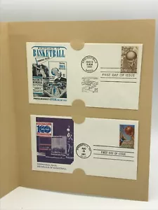Basketball Hall of Fame Stamp & Envelope First Day of Issue Set 1961 1991 - Picture 1 of 9