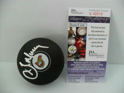 Bryan Murray Autographed Signed Ottawa Senators Puck JSA Certified COA - NICE!! - Image 1 of 2