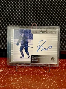2021-22 SP AUTHENTIC SIGN OF THE TIMES RETRO RYAN NUGENT-HOPKINS SP - Picture 1 of 2