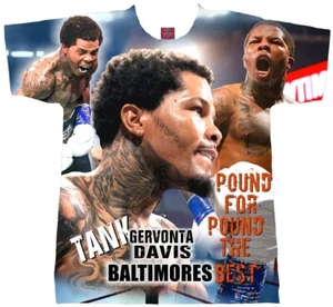 Gervonta Tank Davis T-SHIRT, LAMONT ROACH Barclays Center in Brooklyn. - Picture 1 of 2