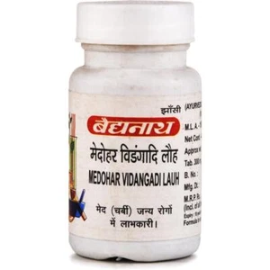 Baidyanath Medohar Vidangadi Lauh (40tab) Herbal Wellness. Organic Serenity - Picture 1 of 3