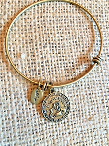 Bella Ryann Expandable Bracelet Zodiac Aquarius Charm. New! Without Tags! - Picture 1 of 2