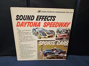 DAYTONA SPEEDWAY SOUND EFFECTS SPORTS CAR RACING SOUNDS VINYL RECORD LP - Imagen 1 de 4